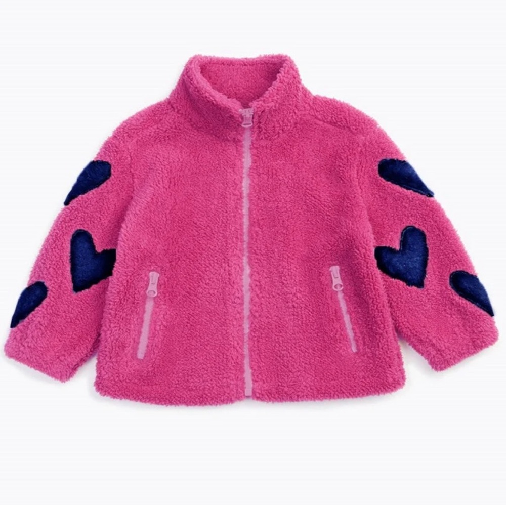 Splendid Baby Pink Heart Coat NWT 6-12 months